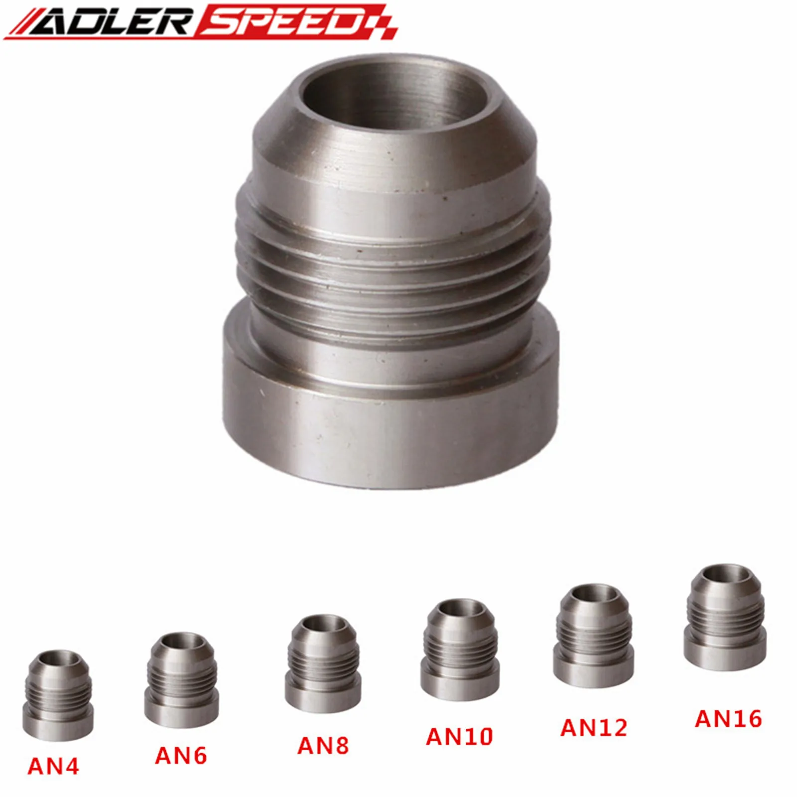 

AN4 AN6 AN8 AN10 AN12 AN16 Male Mild Steel Weld On Fitting Bung Adapter