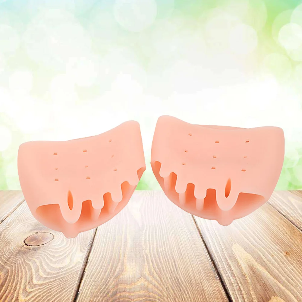 

1Pair Toe Separator Bunion Relief Corrector for Hallux Valgus Hammer Toe Pink Soft Medical Gel Hallux Valgus Bunion Relief