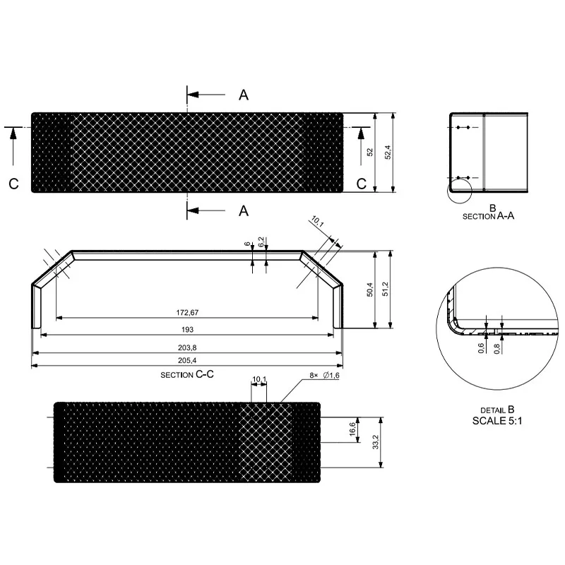 Dual Axis Anti-Slip Steel Fender for 1/14 Tamiya RC Truck Trailer Tipper Scania 770s Benz Actros Volvo MAN LESU Upgrade Parts