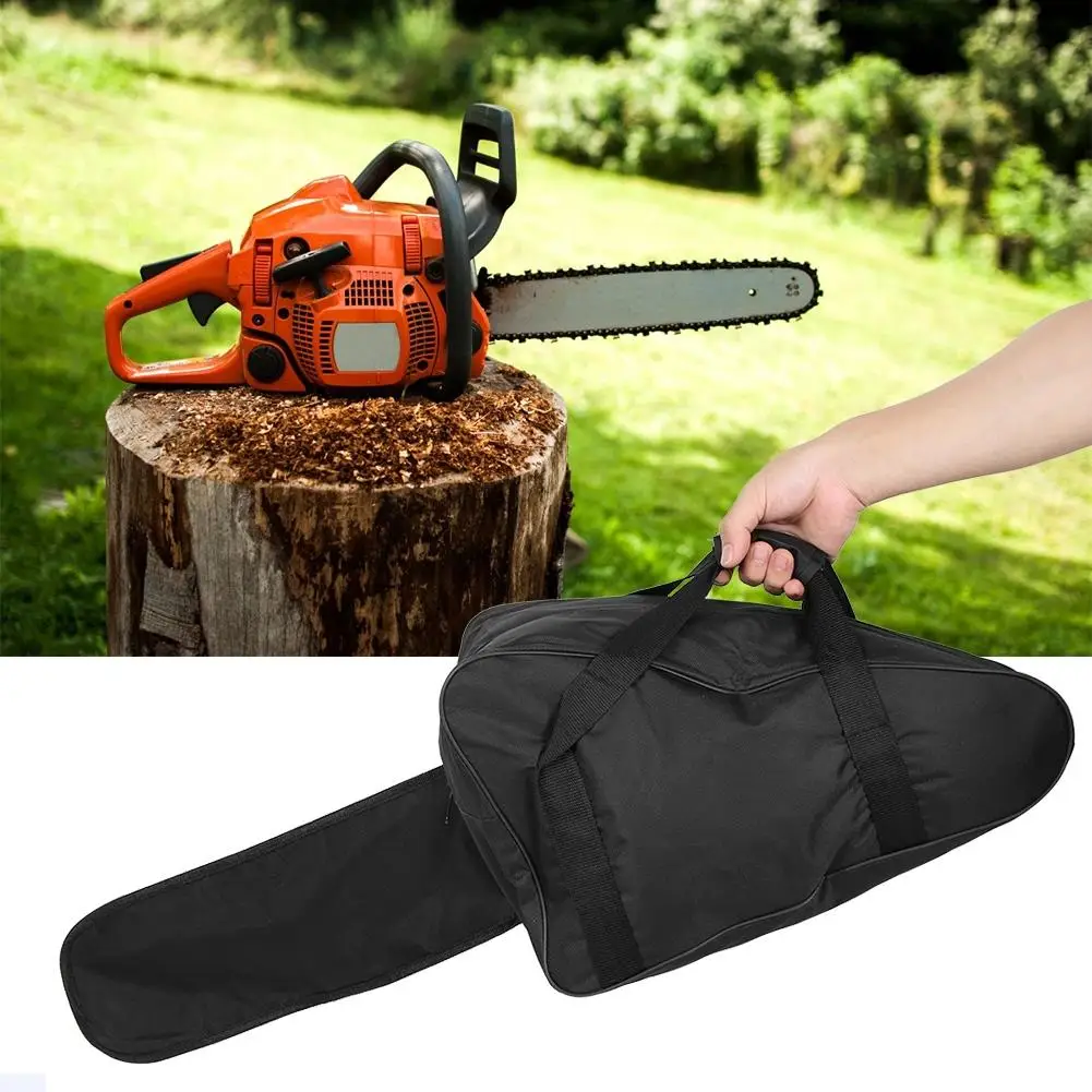 Waterproof Oxford Chainsaw Carry Bag - Durable Storage Case for Garden Tools & Accessories