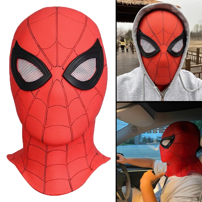 Adult children's holiday toy gift realistic spider latex mask superhero role-playing props