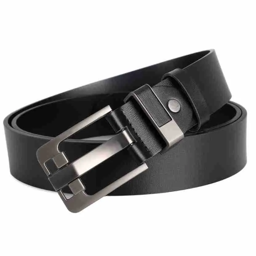 Herren-Gürtel mit Vintage-Dornschließe, lässiger Business-Gürtel aus PU-Leder, modischer und vielseitiger Gürtel für junge und mittelalte Männer. – Detail 11