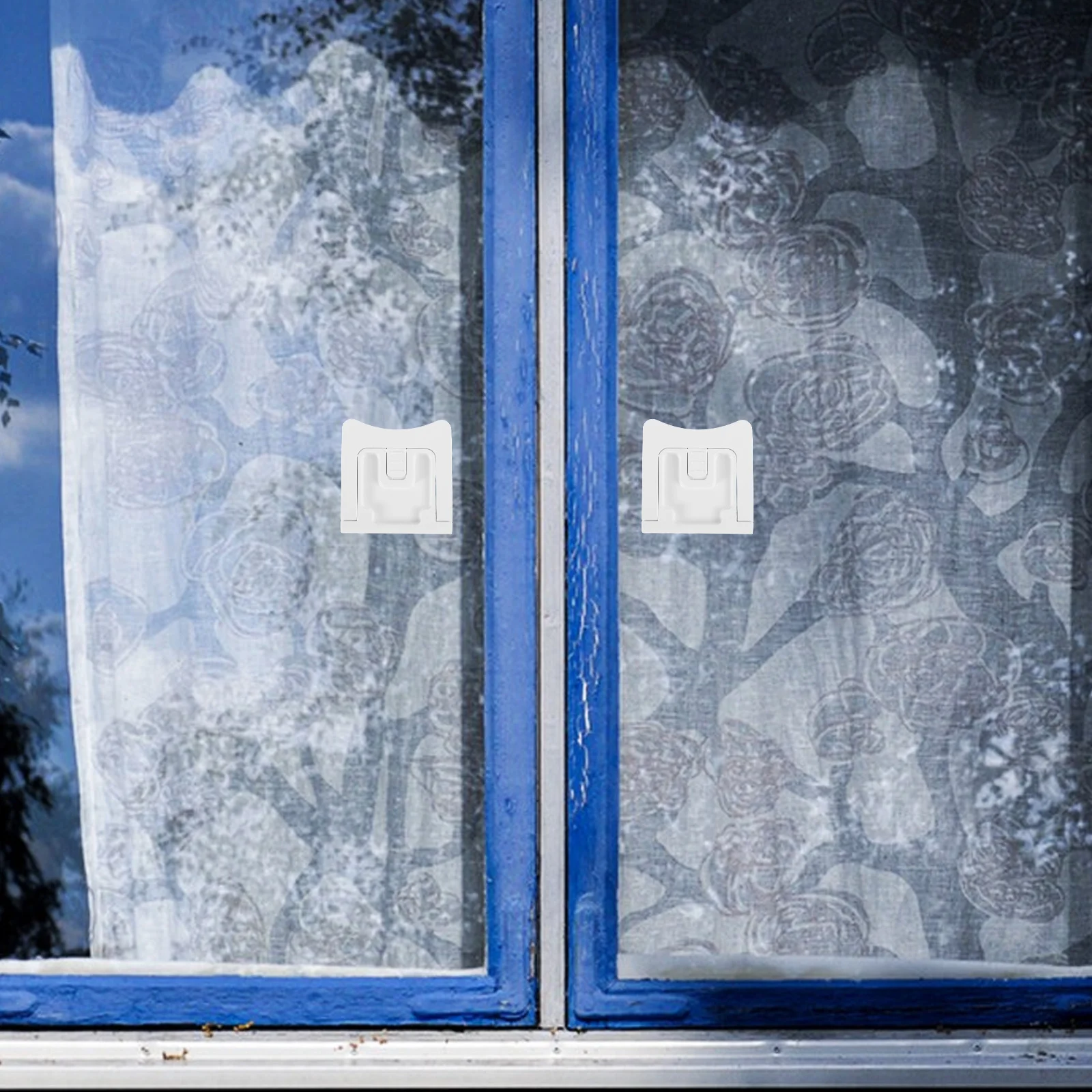 

2Pcs Safety Cabinet Locks Proof Drawer Sliding Door Locks Proof Kitchen Bathroom Window Protection