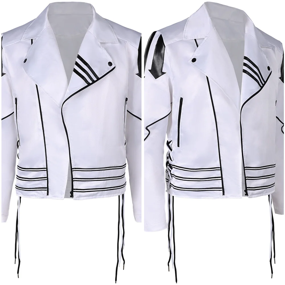 Freddie Cosplay Mercury Cosplay Rock Band Fantasia Costume Disguise For Boys Men Adult Coat Halloween Carnival Party Suit