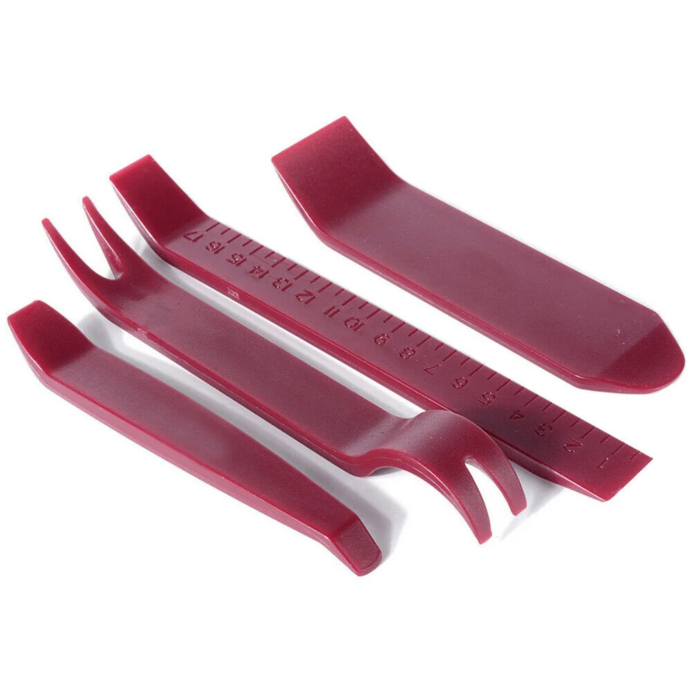 Car Interior Plastic Pry Tool Set 4 Count for Removing For Dash Radio Trim Panels Door Panels and Console Covers