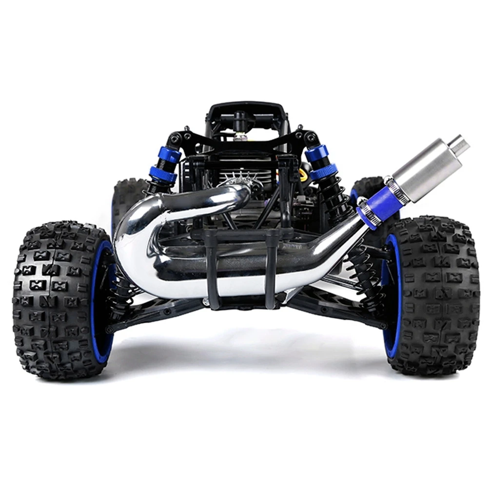 CYGJ-New Exhaust Tuned Pipe Muffler For 1/5 HPI KM Rovan Baja 5B 5T 5SC 5SS Rc Boat Parts Rc Boat Muffler