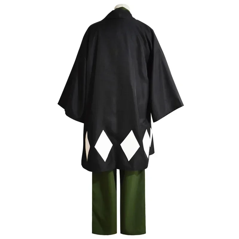 Bleach Urahara Kisuke Cosplay Costume Store Manager Kimono Full Outfit Man and Woman Anime Clothing Wig Accessories