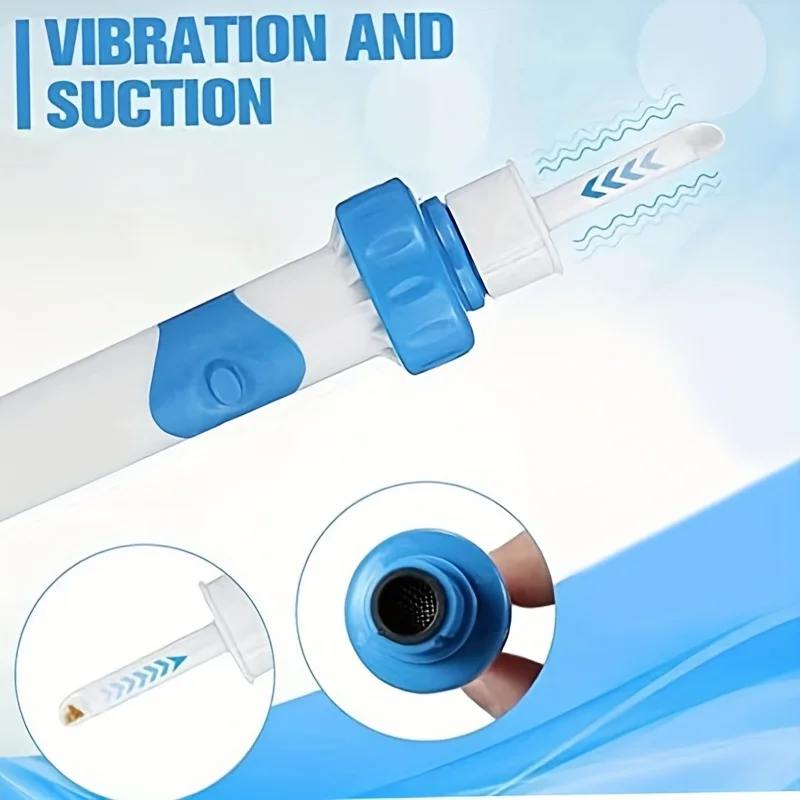 Electric Ear Cleaner Earwax Removal Tool with Soft Tip Safe Suction Device Wireless Operation No Battery Included Ear Care Acces