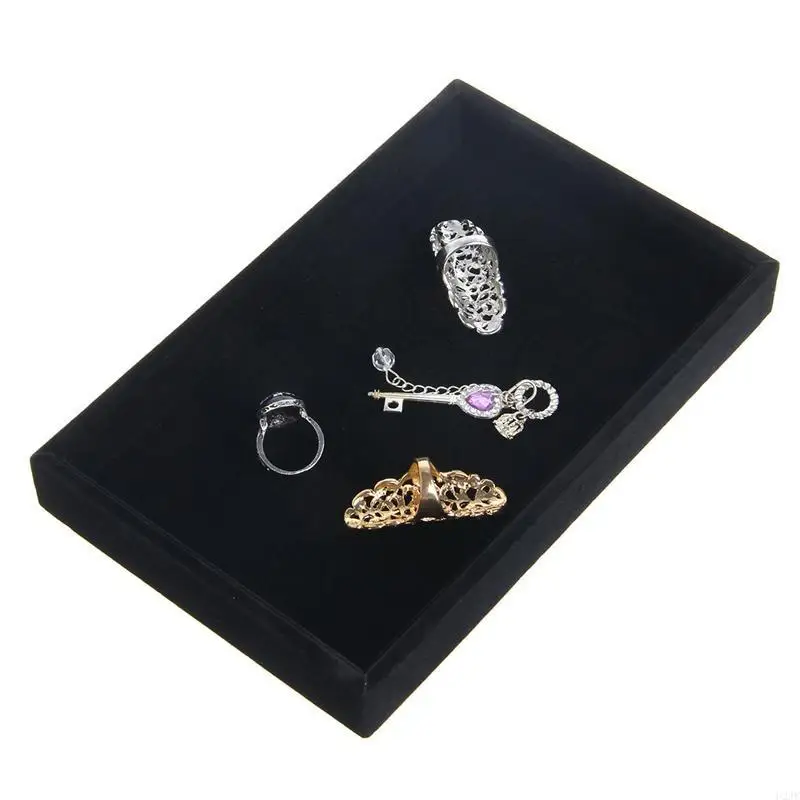 

Stackable Jewelry Trays for Drawer Vanity Dresser Jewelry Display Storage Tray for Ring Necklace Earring Watch