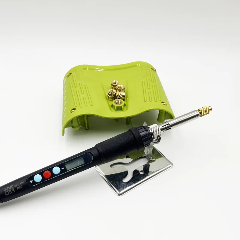 Wärme Set Einsatz Lötkolben Spitze M2 M3 M4 M5 M6 Messing Hot Melt Inset Mutter Eingebettet Gewinde Einfügen Kit für Kunststoff 3d Druck – Detail 8