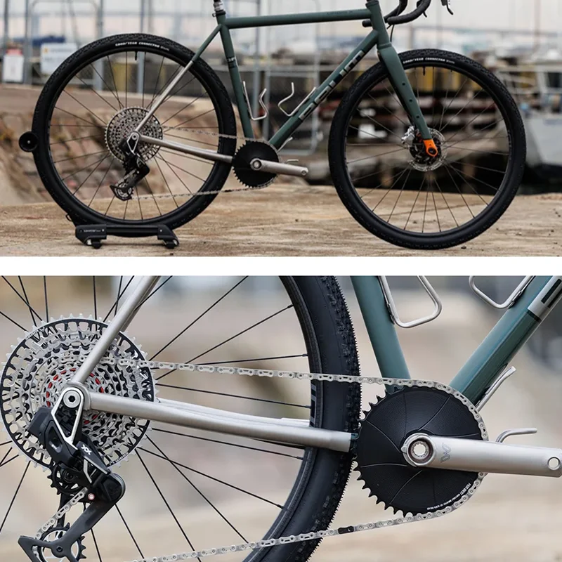 3 مللي متر إزاحة 8 مسامير ايرو سلسلة ل Sram Axs Sx Nx X0 Xx Sl 28 30 32 34 36 38 الأسنان نجمة صغيرة لسلسلة دراجات حلقة الفضة