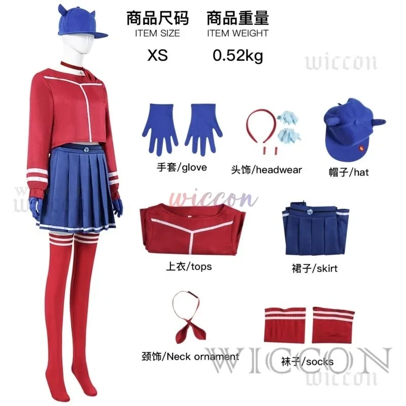 NewGame MiSide مجنون زي مجموعة كاملة شعر مستعار لعب الأدوار الابتدائية Yandere ميتا ميرا تأثيري الزي Hallowee1;s'6,y;9'b,5; #6