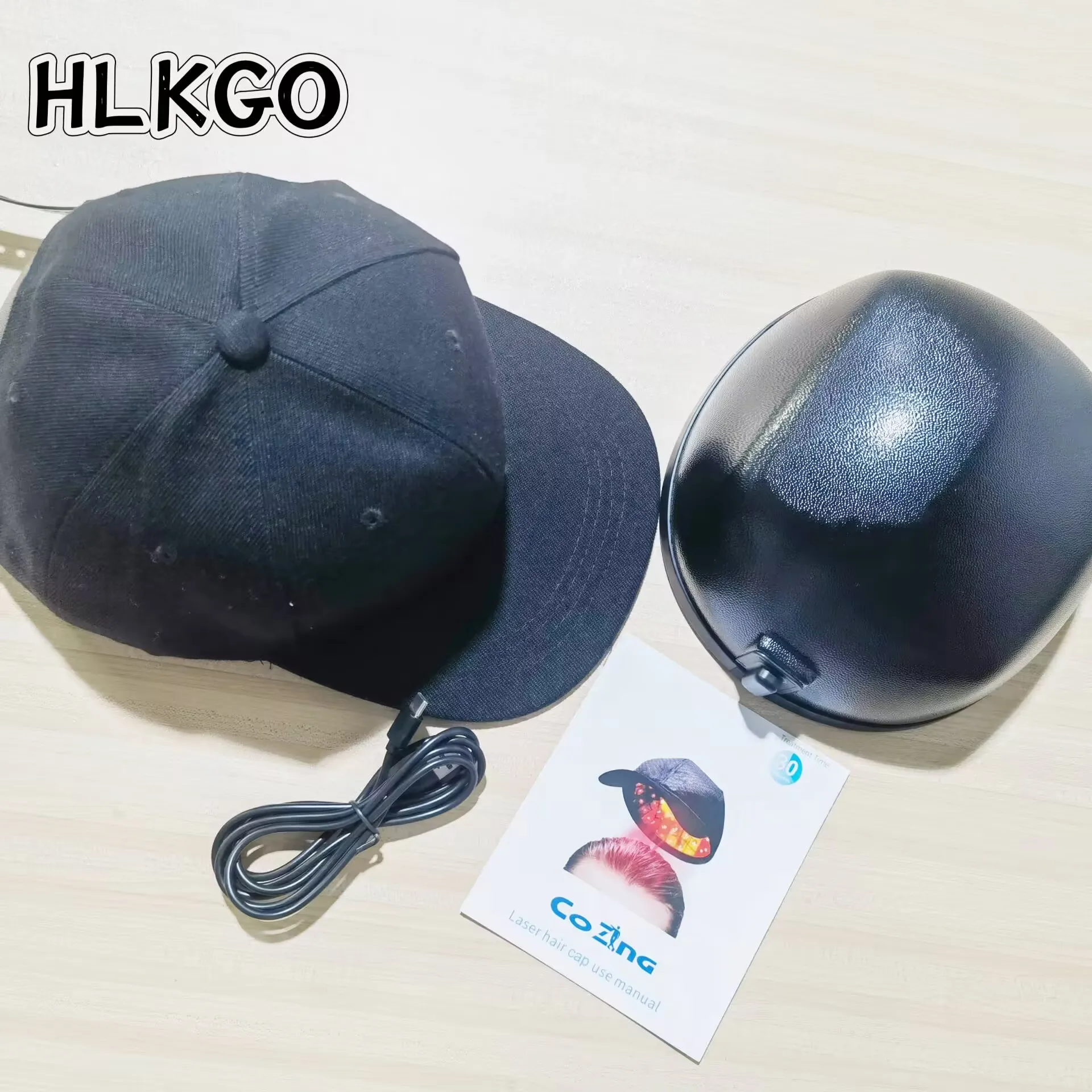

HLKGO Laser Cap 96 Diodes LLLT For Men Hair Regrowth, Portable Hair Loss Treatment