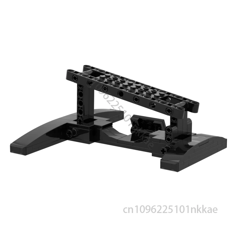 MOC soporte personalizado para Coruscant Guard Gunship 75354 modelo de bloques de construcción DIY soporte de barco espacial ladrillos juguetes regalos solo soporte