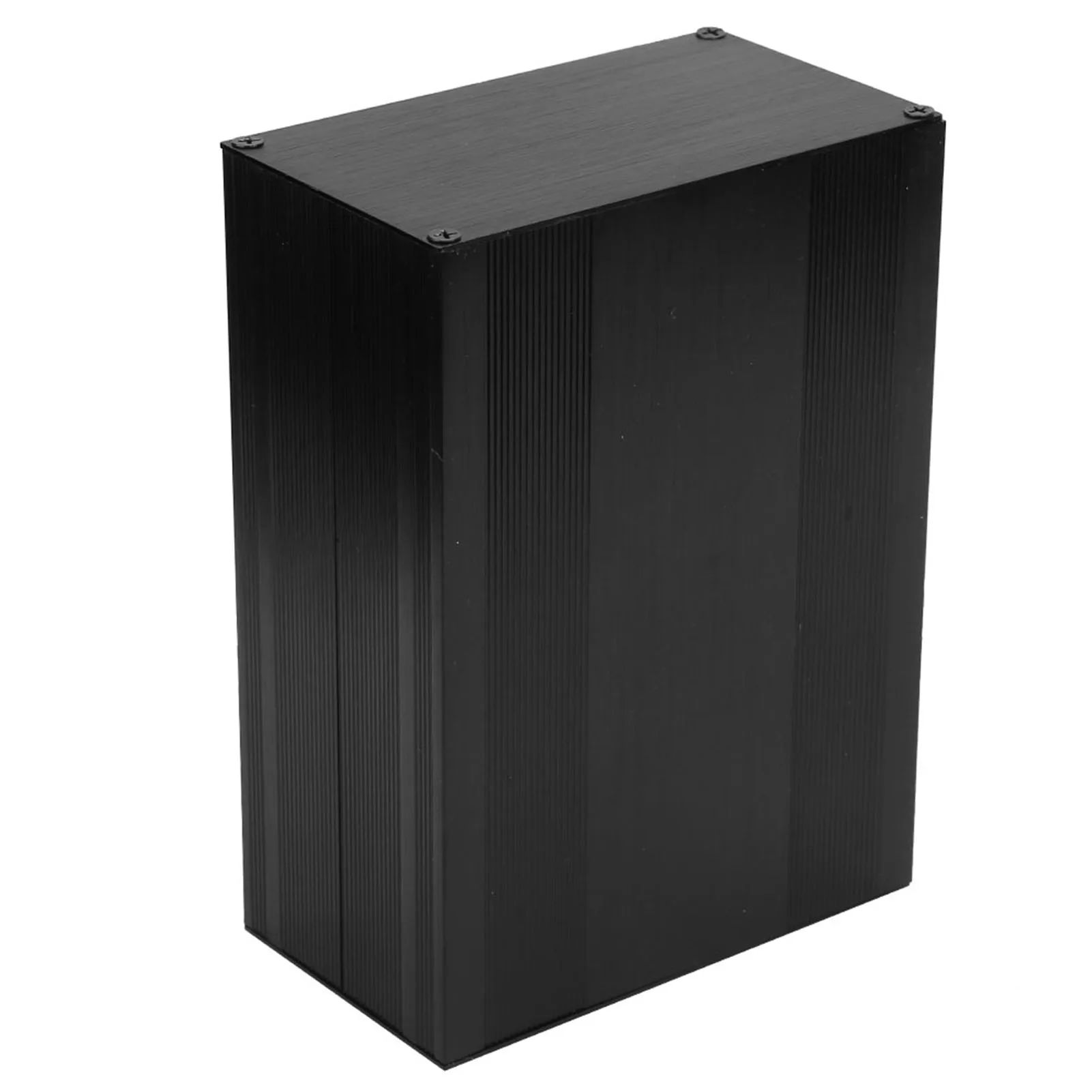 Electronic Enclosure Aluminum Box for PCB Projects 82.2x145x200mm Black