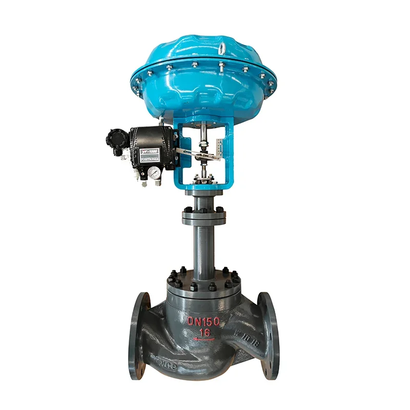 

2 Way Pneumatic Diaphragm Operated Valve Water Flow Rate Steam Pneumatic Globe valve Control Valve