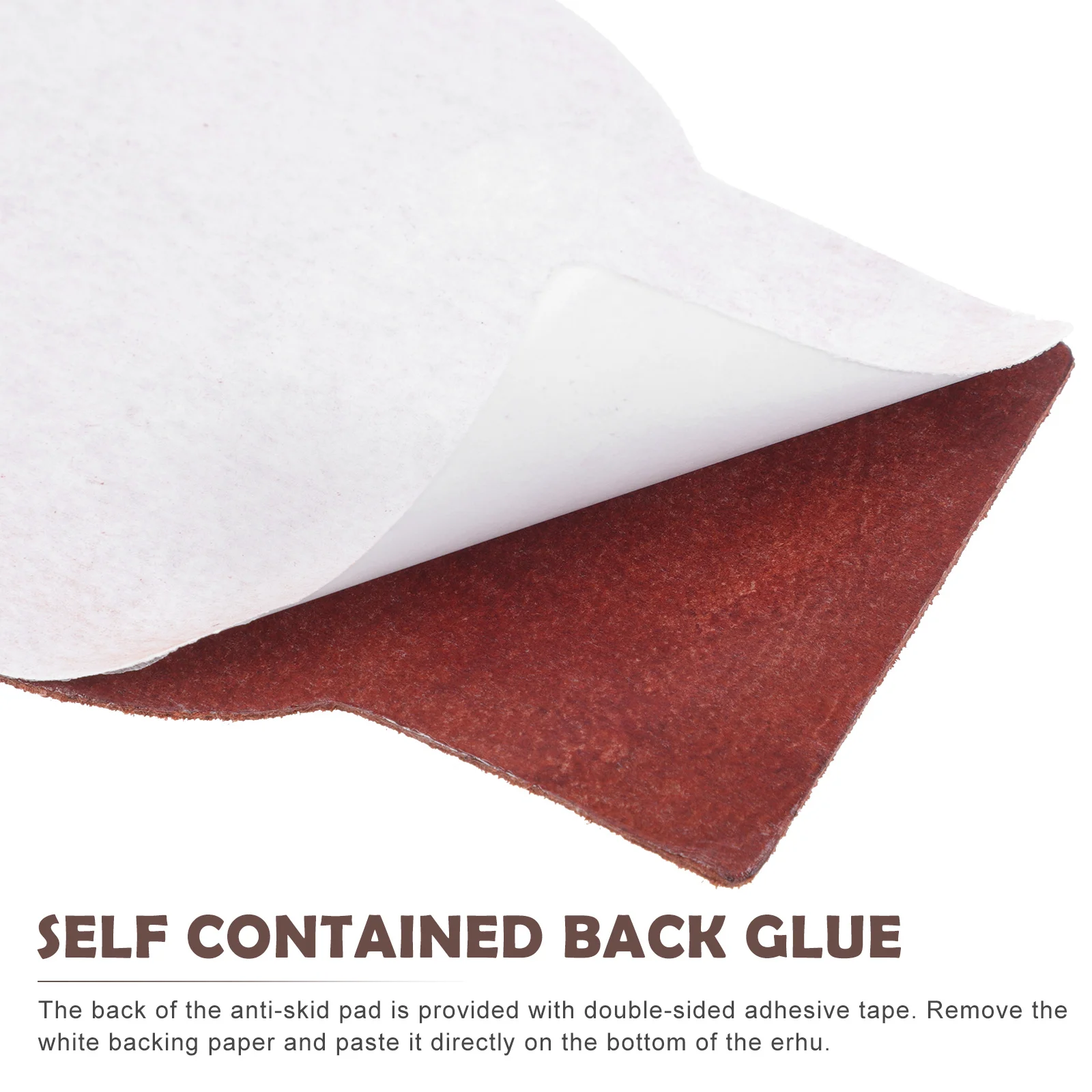 

2 Pcs Erhu Non-slip Mat Hand Anti Skid Pad Self-adhesive Anti-slip Anti-skid Sticker