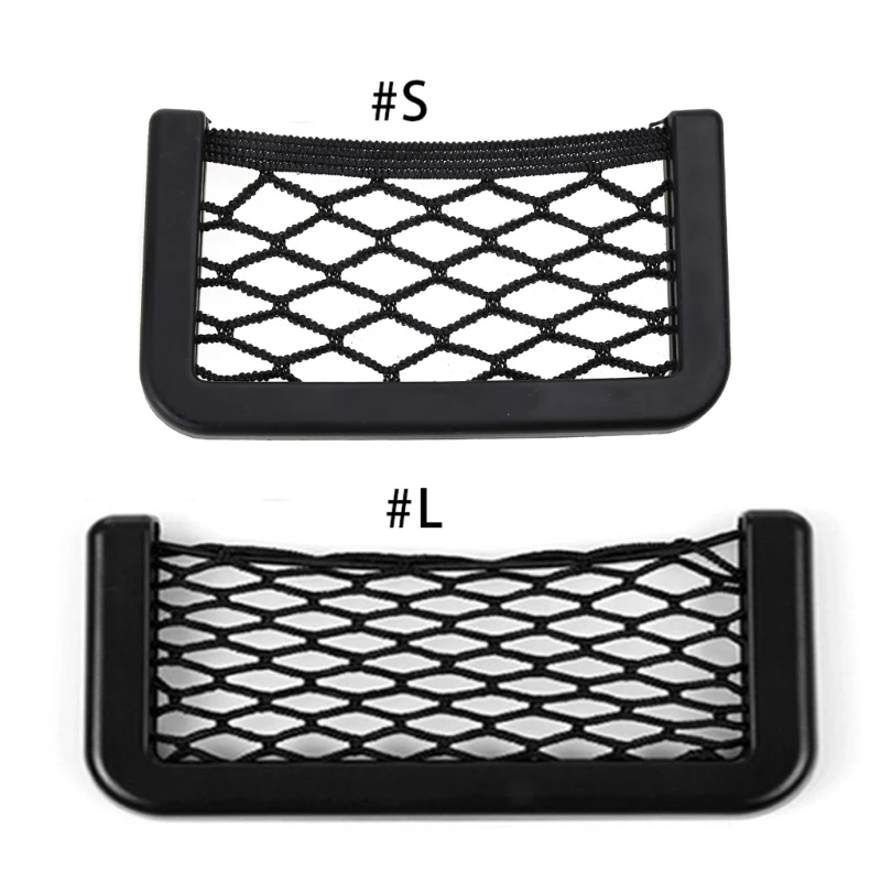 Universal Elastic Mesh for Back Pocket Lightweight Black Frame Durable Nylon Net Space Saver Map Debri