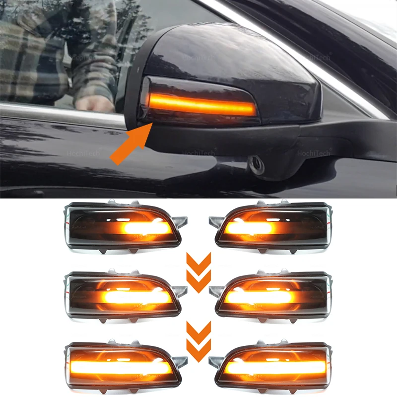 

For Volvo C30 C70 S40 S60 V40 V50 V70 S80 2008- 2010 LED Dynamic Turn Signal Light Side Mirror Sequential Lamp Blinker Indicator