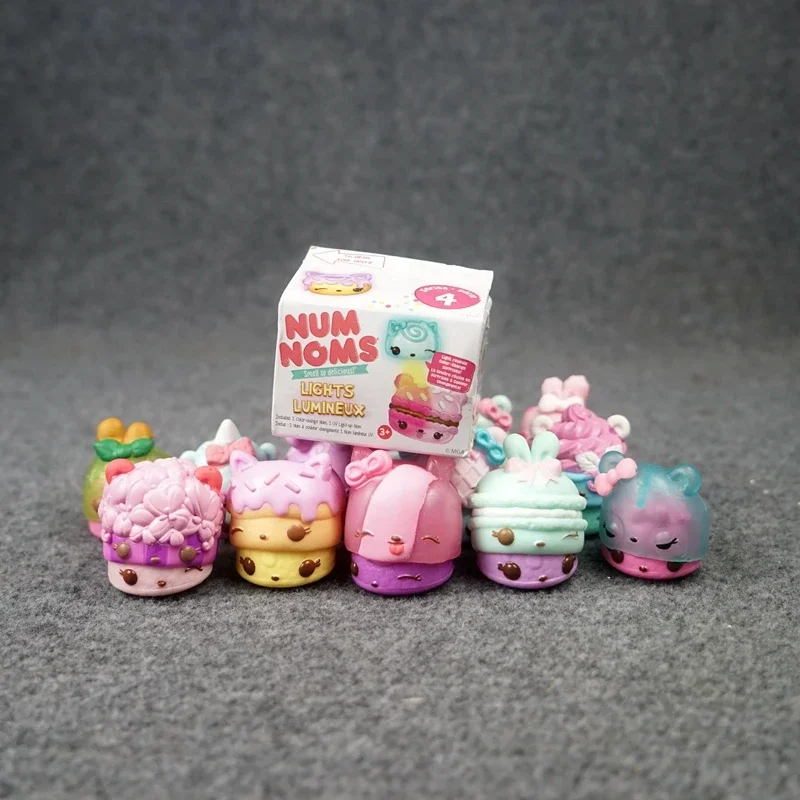 Num Noms-caja ciega con olor tan deliciosa, juguetes luminiscentes, luces, serie Lumineux, adornos para coleccionar, regalos para niños