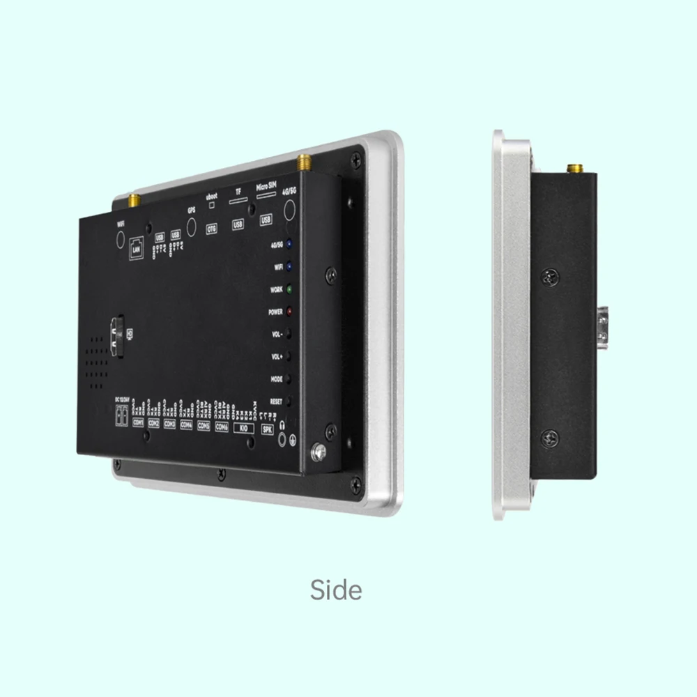 Nieuwe 7 "IP65 Linux Tablet PC Andriod Ubuntu Alles In Een Ingebouwde Industriële Computer IXHUB HMI LCD IPS PC voor Opladen Stapel 7 inch