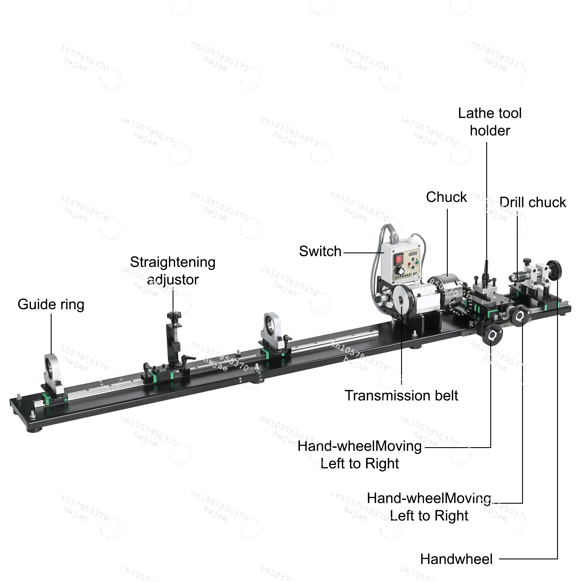 New Manual Lathe Snooker Pool Cue Repair Machine for Billiard Pool Cue Snooker Workshop Model
