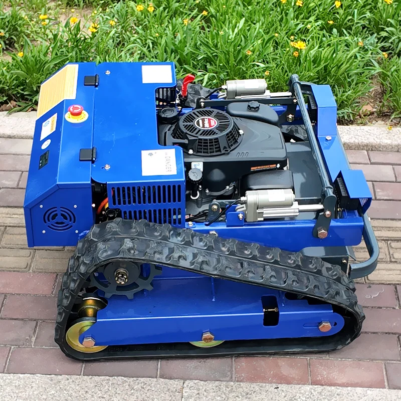 Nowy typ małej, inteligentnej kosiarki na trawę sterowanej pilotem do użytku domowego, profesjonalnie zaprojektowanej i z możliwością dostosowania.