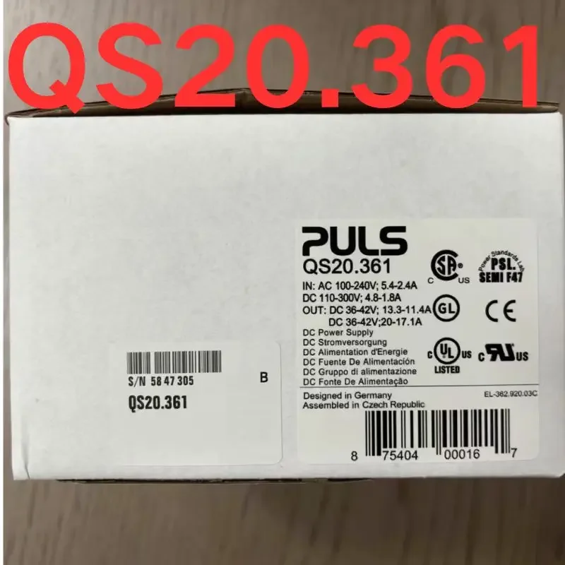 

Brand-new power supply QS20.361