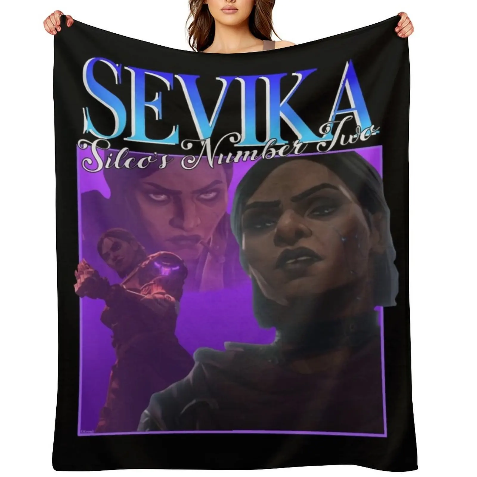 

90s Sevika Classic Throw Blanket for sofa manga Loose Luxury Throw Blankets