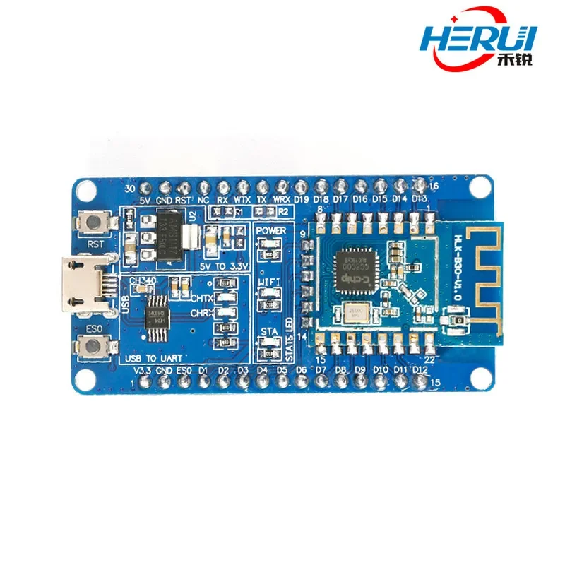 Modulo WiFi Bluetooth HLK-B30 Porta seriale BLE4.2 2 in 1 trasmettere e ricevere dati Modulo wireless trasparente