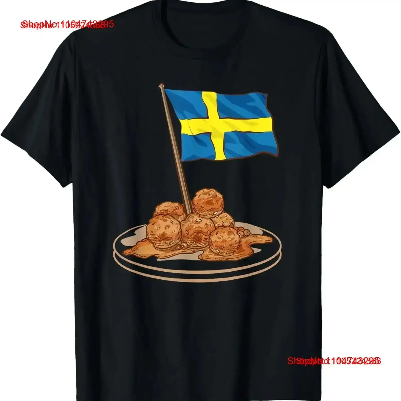 Swedish Meatballs Sweden Europe Travel T Shirt vintage Washed streetwear Stretched Breathable fashion Top For Everyday Wear