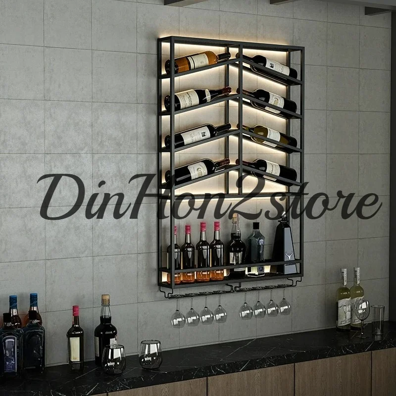 Wall Hanging Plane Display Wine Rack  Store Wine Decoration Rack Iron Household Wall Display Rack