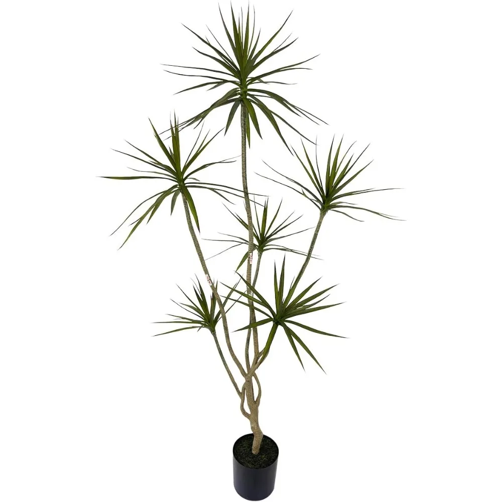 

Artificial Edge Dragon Blood Tree, A 6-foot Tall Artificial Plant for Indoor Use
