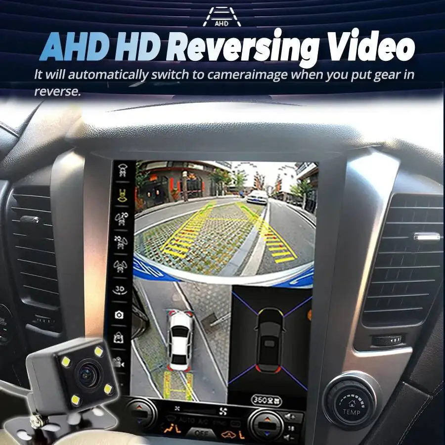 12.1 بوصة راديو شاشة أندرويد 2din لسيارة شيفروليه تاهو سوبربان جي إم سي يوكون 2015 - 2020 نظام تحديد المواقع Carplay مشغل فيديو الوسائط المتعددة HU