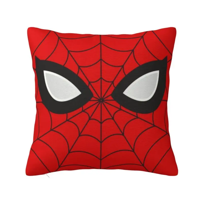 Classic Red Spider Web Cushion Cover 35x35 Cm Soft Polyester Throw Pillow Case For Sofa ChairDecoration Bedding Pillowcase