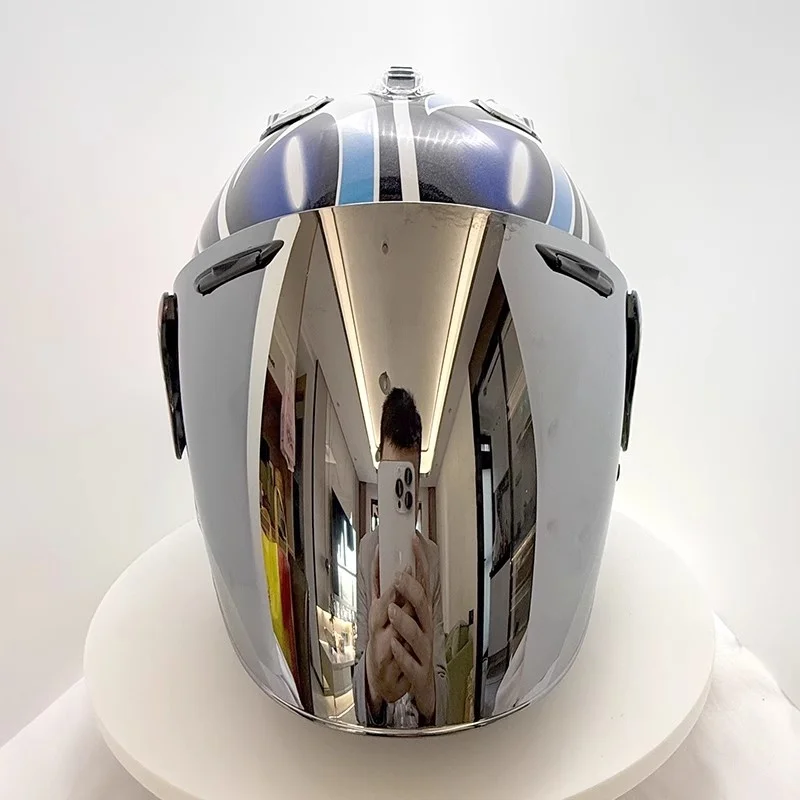 

VZ-RAM High-quality ABS Classic 3/4 Open Face Helmet,For Harley Motorcycle And Cruise Motorcycle Protection Helmets,Nakano Silve