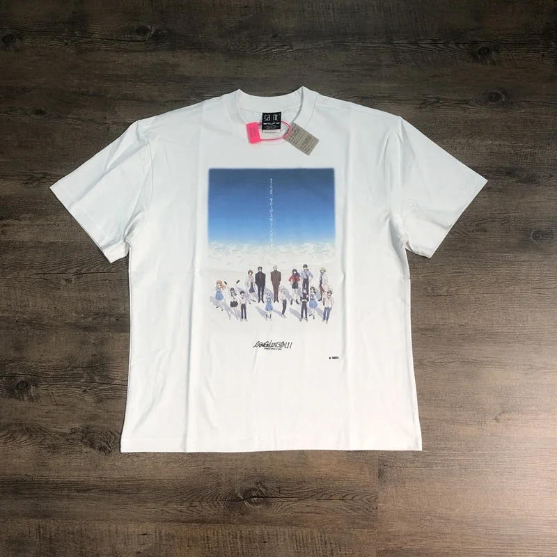 

SAINT OF MICHAEL 1:1 Fashion Streetwear Cartoon Printed Vintage Tee Casual Loose Oversized Tops 100%Cotton T Shirt Men
