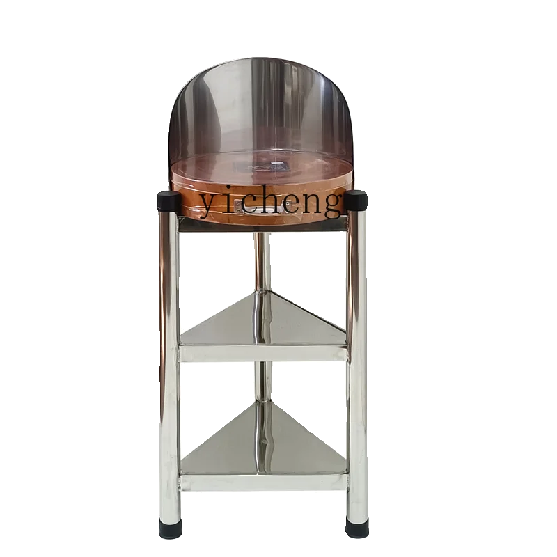

ZK thickened 304 stainless steel cutting board rack kitchen cutting board floor tripod set kitchen accessories