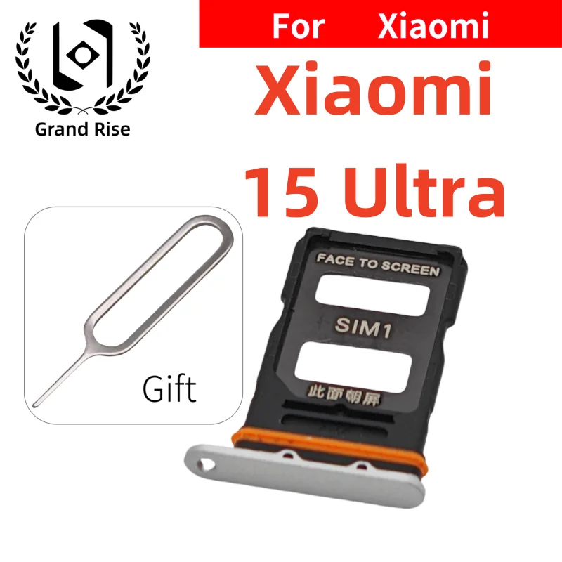 1 Pcs SIM Card Tray For XIAOMI 13 13Pro Mi 13T Mi 13TPro Mi 13Lite Mi 14 Mi 14Pro Mi 14Ultra Mi 15 Mi 15Pro Mi 15Ultra Card Tray