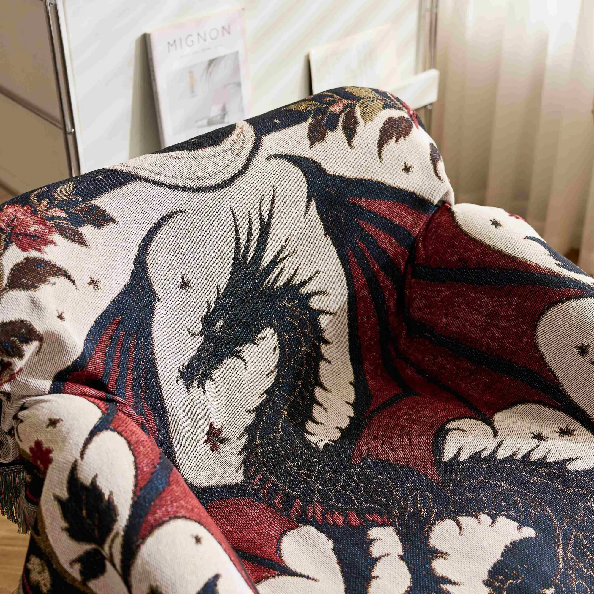 テキスタイルシティ ファンタジードラゴンムーン フローラルジ - Home Textiles City のレビューと価格