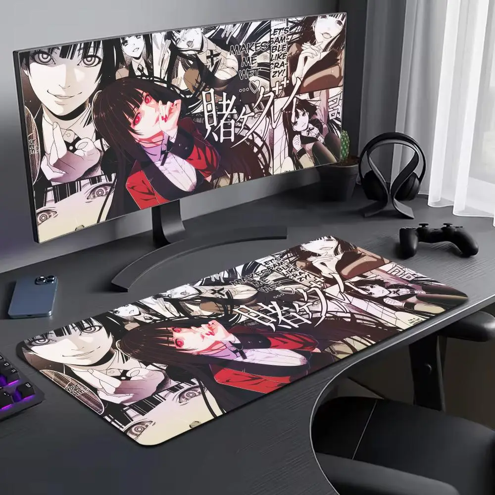 

Kakegurui Yumeko Jabami Mouse Pad Large Computer Mouse Pad Office Accessories XXL Pc Gamer Non-slip Deskmat Mousepad Keyboard