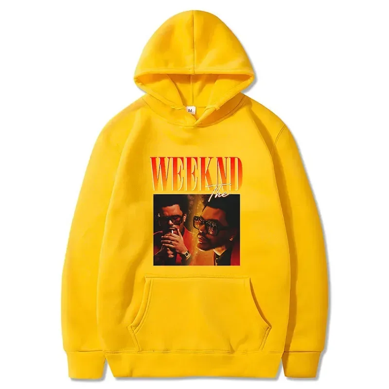 2024 Spring Men's Hoodie The Weeknd 2.0 90s Vintage Unisex Pullover Men Vintage Graphic Hoody Tops Oversize Streetwear Clothing