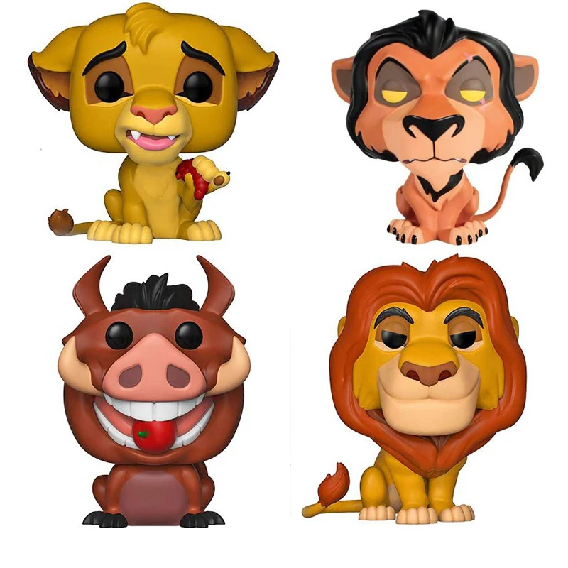 The Lion King Little simba MUFUSA PUMBAA Scar Figure Collection Vinyl Doll Model Toys