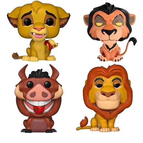 Le roi Lion petit simba MUFUSA PUMBAA cicatrice Figure Collection vinyle poupée modèle jouets