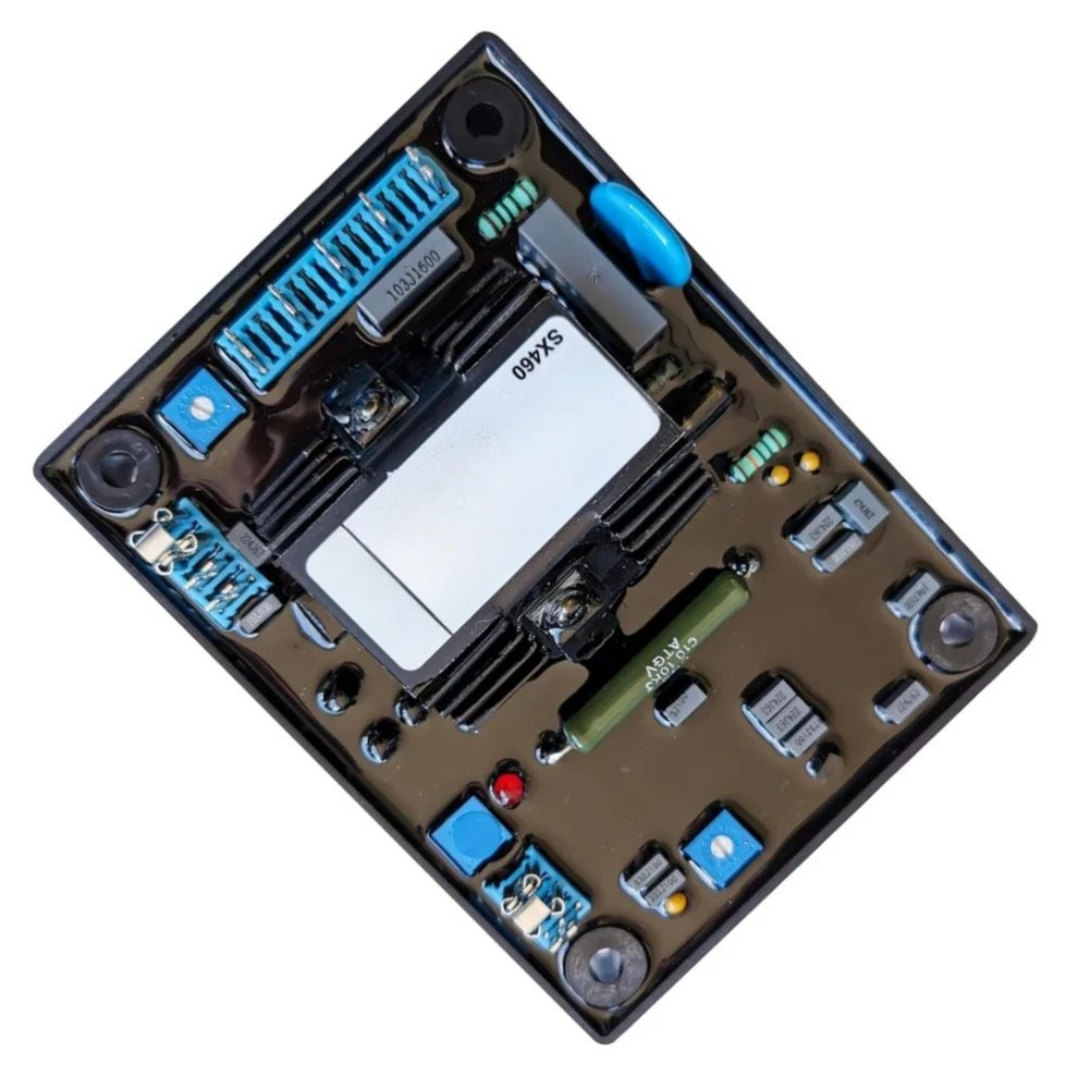 SX460 Automatic Voltage Regulator Replacement For Cummins Generator For AVR For Stabilizer 95-264V AC Input Black Blue