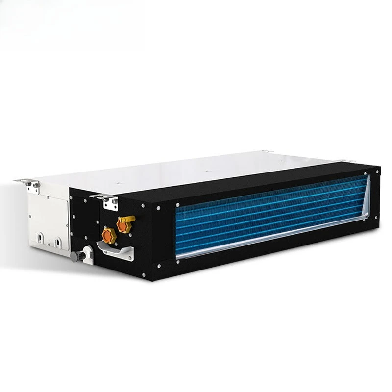 Horizontal Concealed Fan Coil Unit DC Brushless Water Chiller for Home Hotel Project