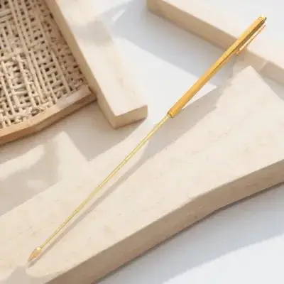 Heavy Duty Copper Dowsing Rod Stable Telescopic Divining Probe for Water Finding Metal Detection Energy Survey