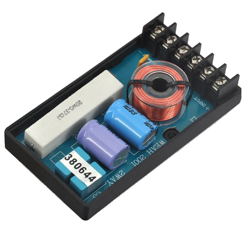 Divisor de frecuencia de coche, placa de circuito de filtro de Audio Hifi, filtro divisor de frecuencia de graves agudos, 2 uds.