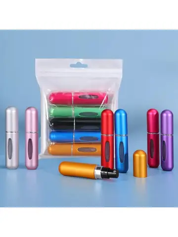 5/8ml Refillable Perfume Spray Atomizer Aluminum Perfume Spray Scent Pump Perfume Atomizer Refillable Mini Bottle for Travel