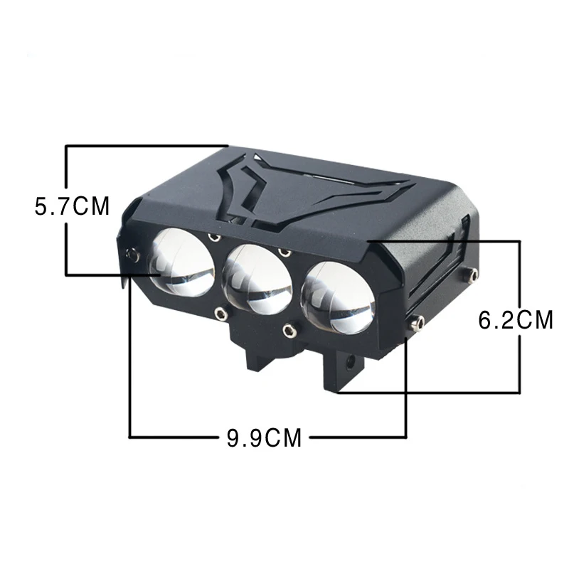 

Дальний фонарь мотоцикла китайского производителя.9-60 В. Решетка прожектора. Объектив проектора 60 Вт 3000K 6000K Мотоцикл 3 бусины Противотуманные фары